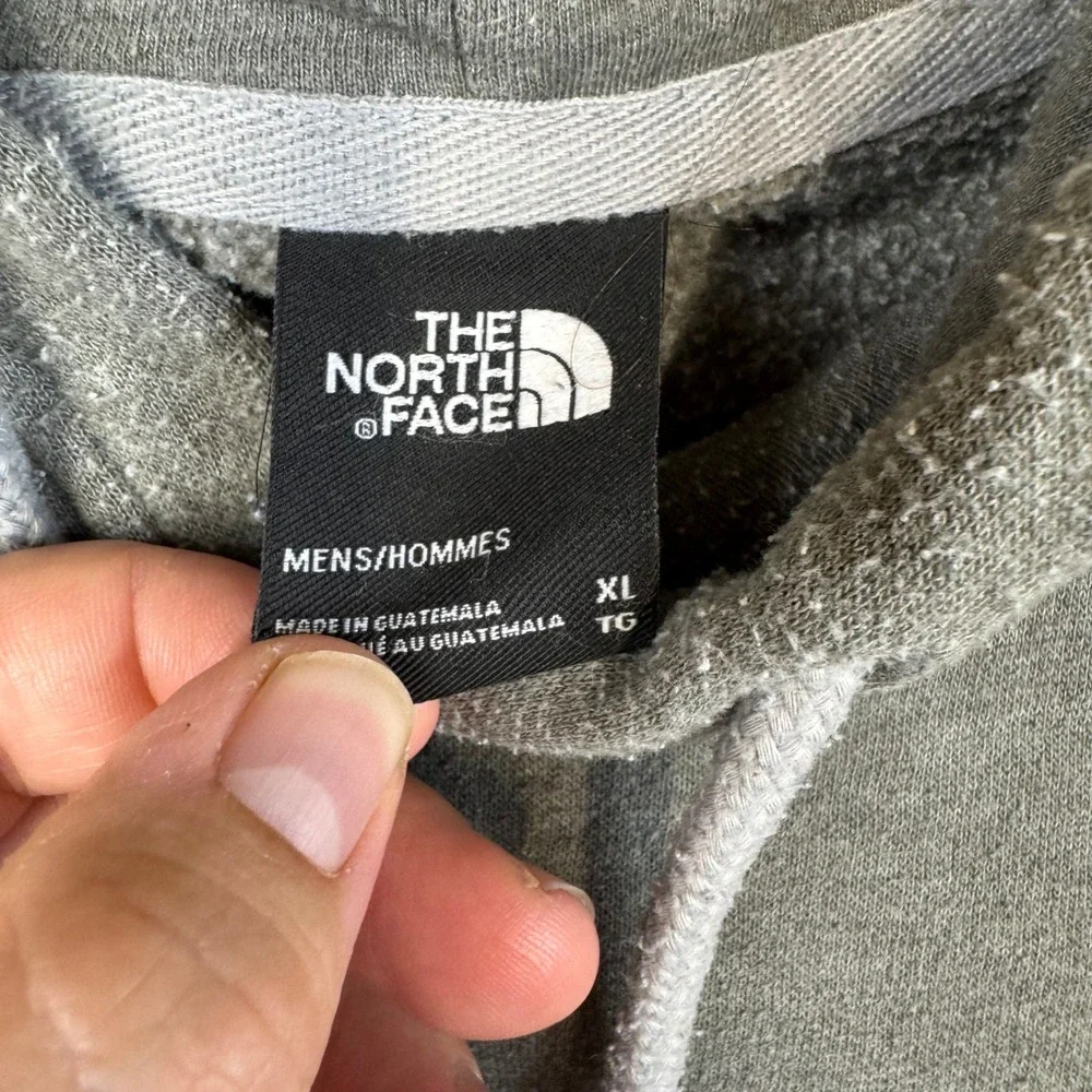 The North Face Hoodie Men XL Green Half Dome Logo Pullover Sweatshirt Fleece
